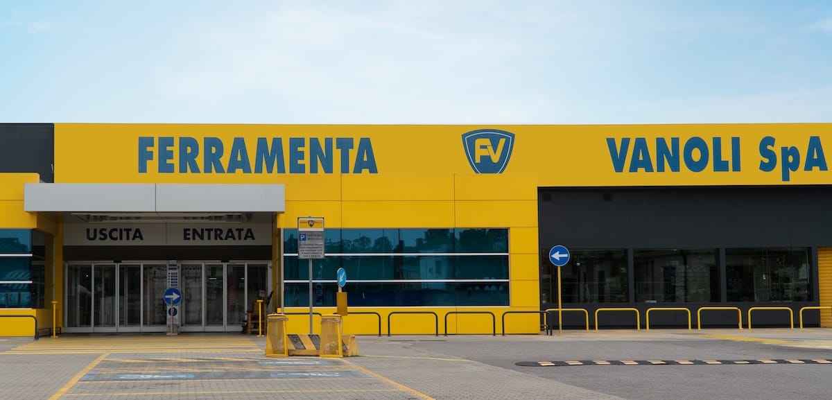 Entrata principale della Ferramenta Vanoli